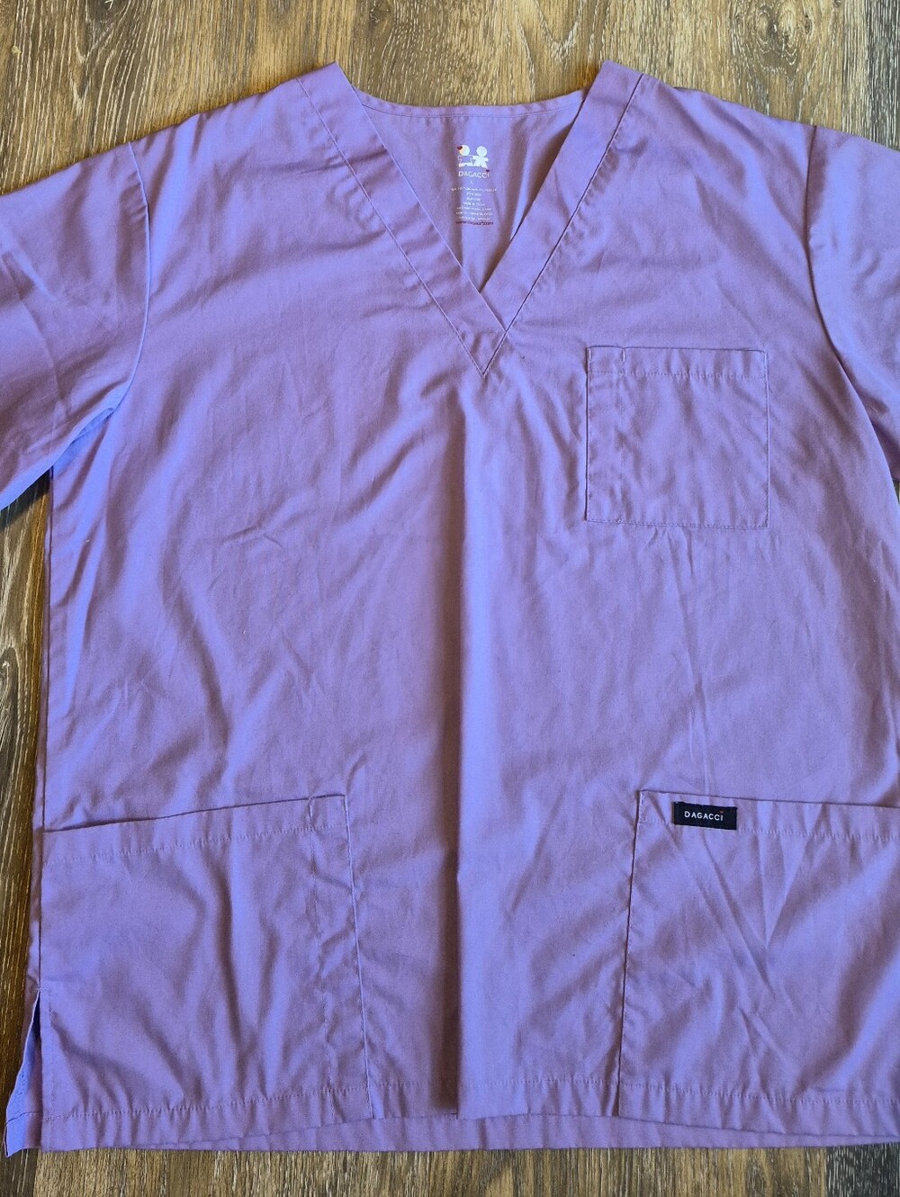 Large Lavender Scrub Top